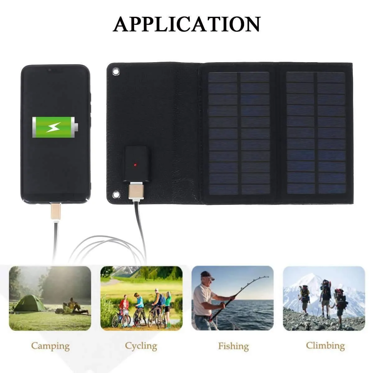 5V Folding Solar Cells Outdoor