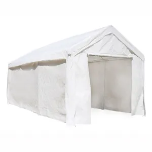 Aleko Carports Heavy Duty Outdoor Canopy Carport Tent - 10 X 20 FT - White