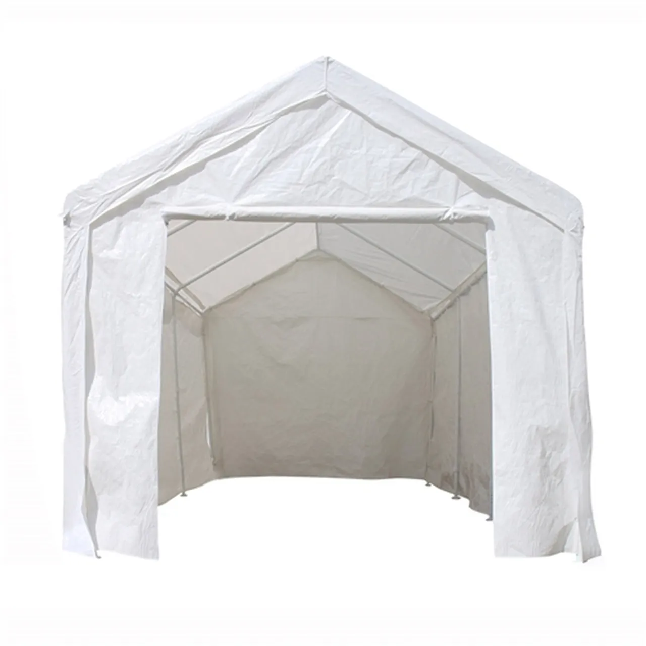 Aleko Carports Heavy Duty Outdoor Canopy Carport Tent - 10 X 20 FT - White