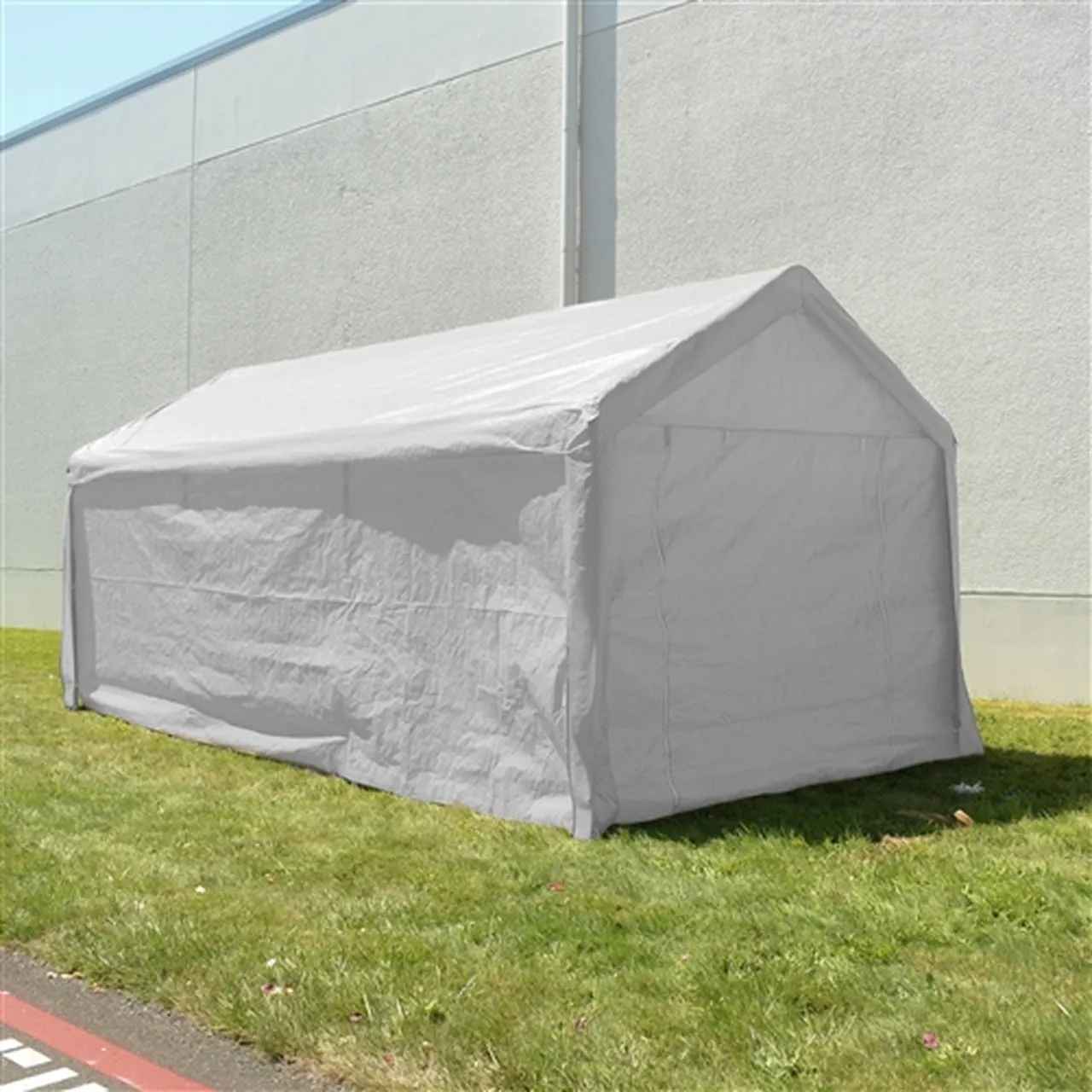 Aleko Carports Heavy Duty Outdoor Canopy Carport Tent - 10 X 20 FT - White