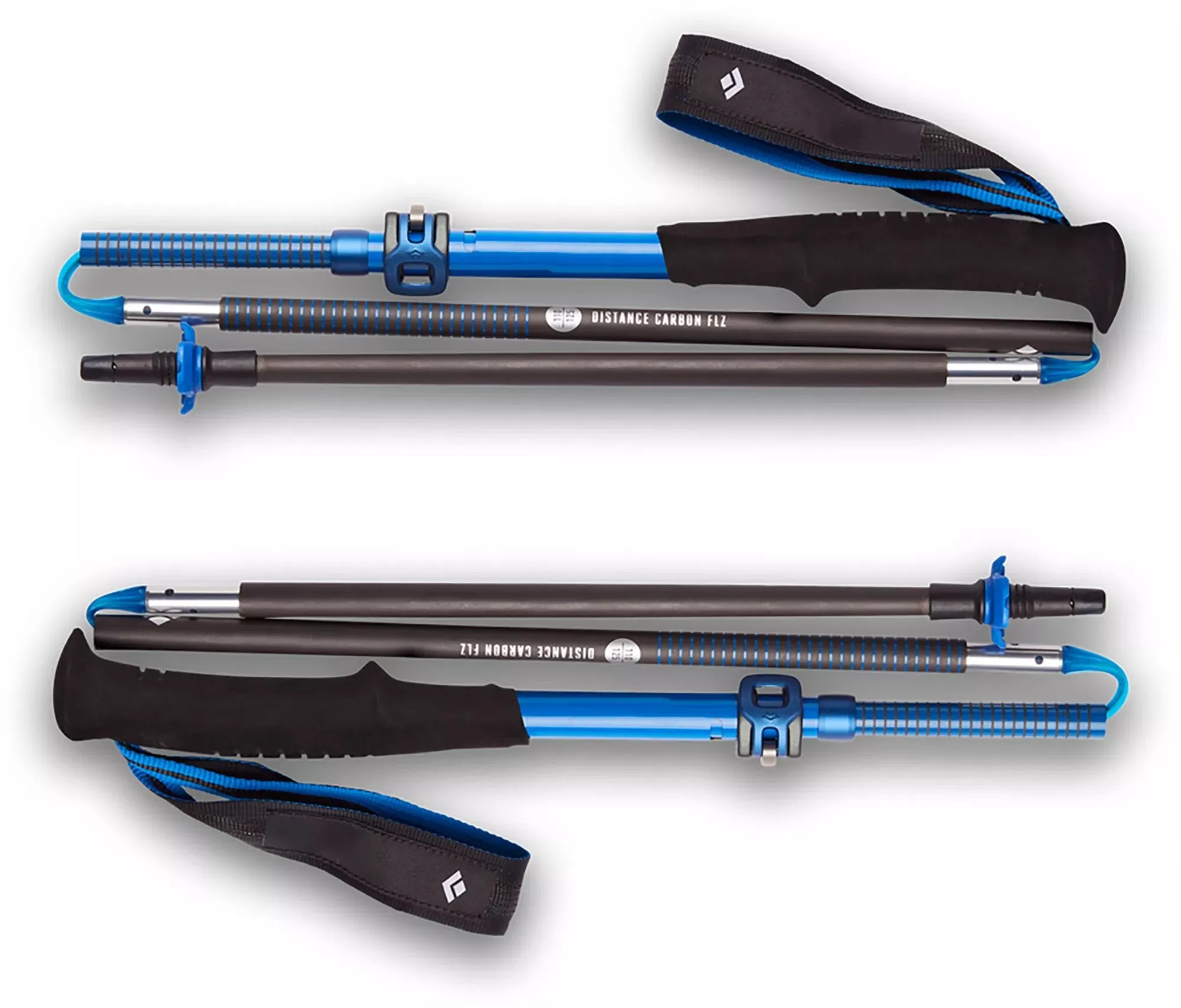 Black Diamond Distance Carbon FLZ Trekking Poles, Ultra Blue