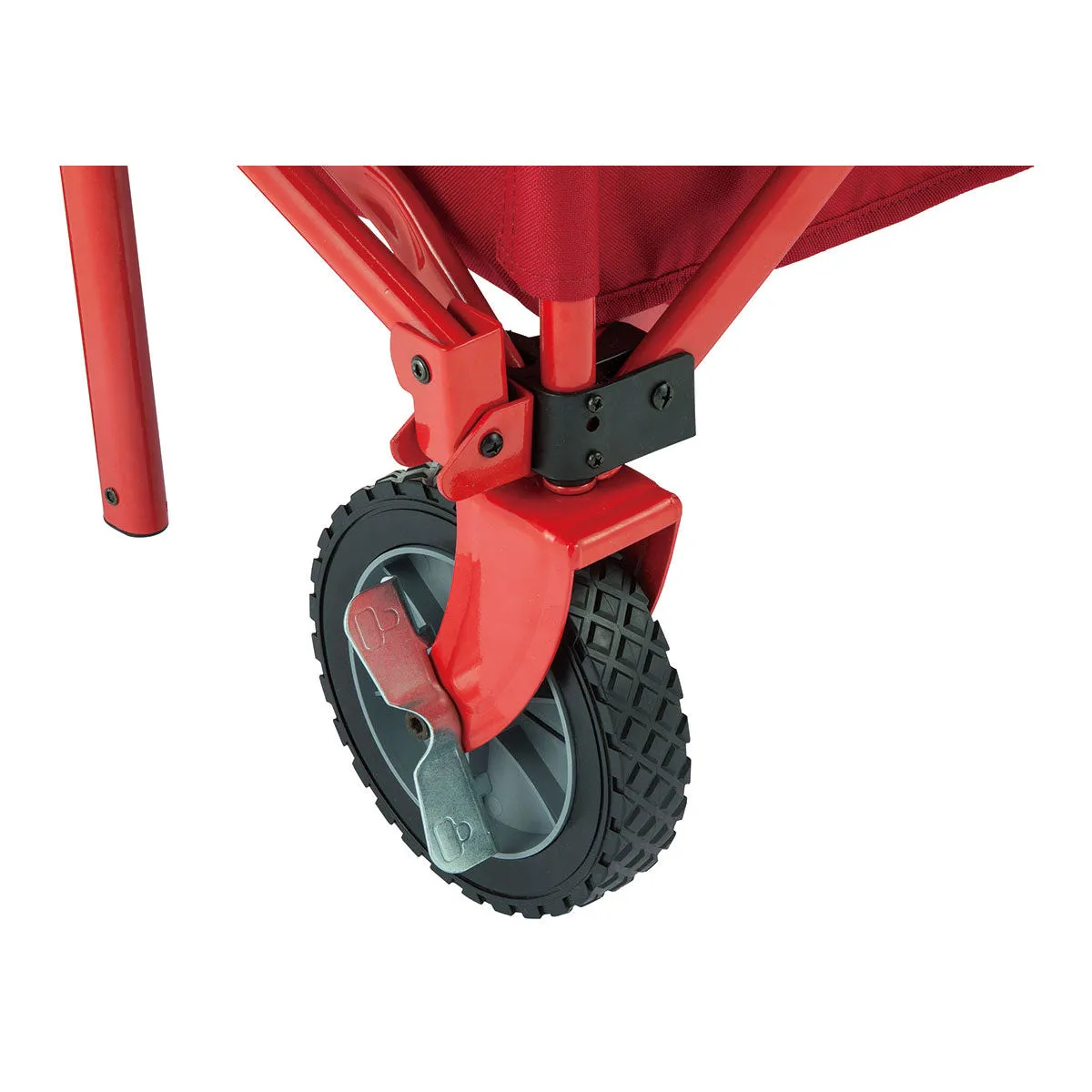 Camping Wagon Foldable Outdoor Garden Trolley Cart Heavy Duty Truck Red