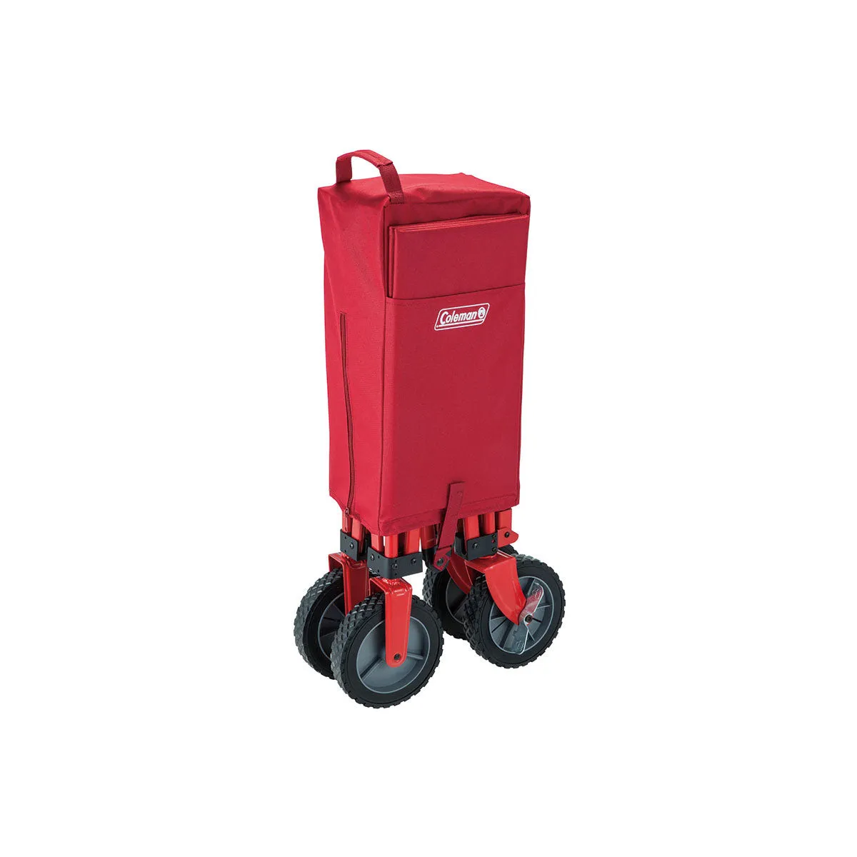 Camping Wagon Foldable Outdoor Garden Trolley Cart Heavy Duty Truck Red