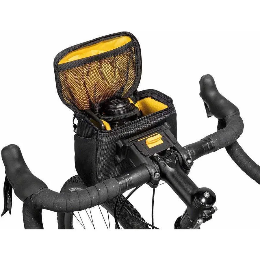 Compact Handlebar Bag/Fanny Pack - Includes Fixer 8, Black