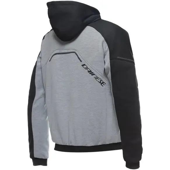 Dainese Daemon X Protective Hoodie Grey / Black / Fluo Red