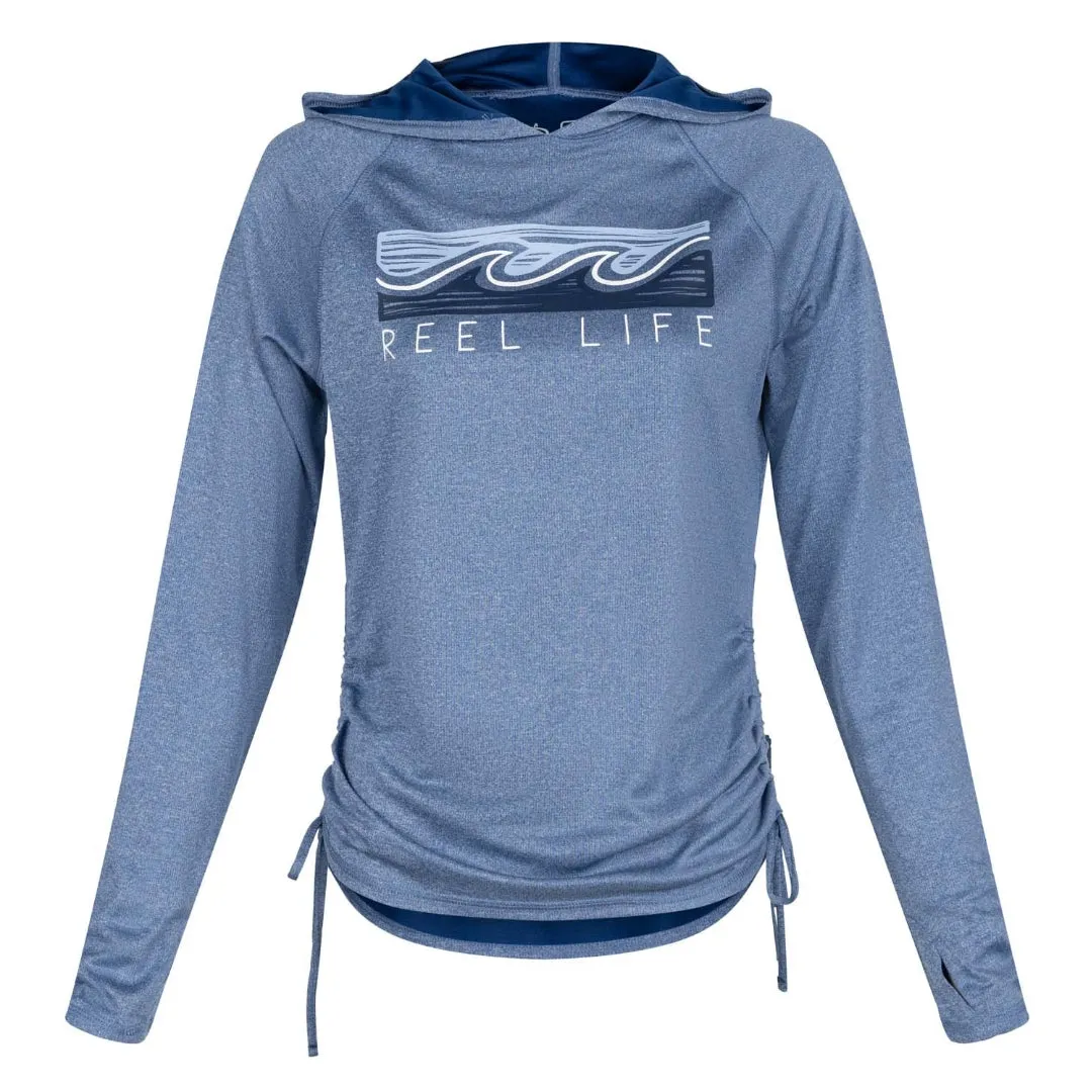 Driftwood Ruched UV Protection Hoodie