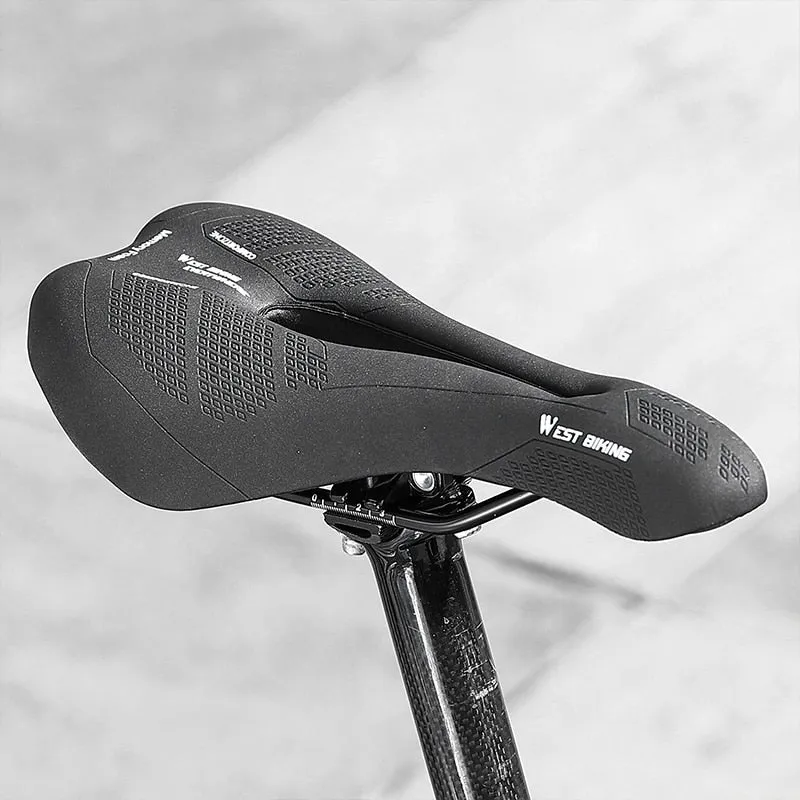 Ergonomic Bike Saddle Comfortable Memory Foam Bicycle Seat Men Women Hollow Breathable MTB Road BMX Bike Cushion