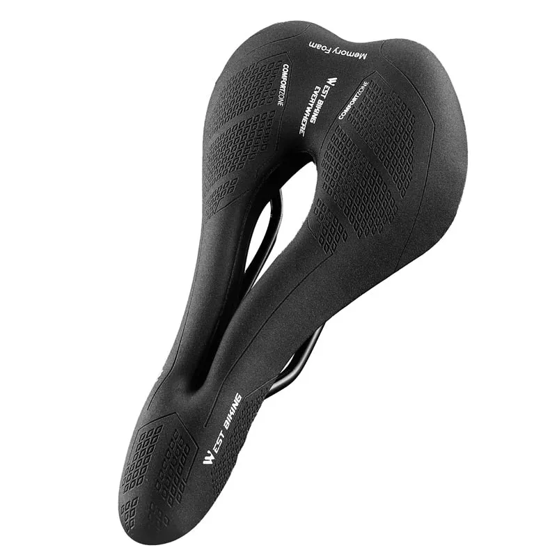 Ergonomic Bike Saddle Comfortable Memory Foam Bicycle Seat Men Women Hollow Breathable MTB Road BMX Bike Cushion