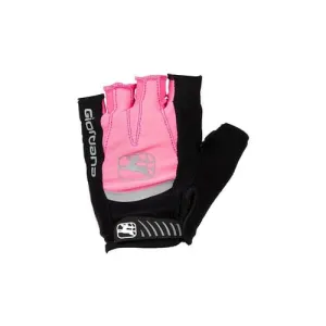 Giordana Strada Gel Short Finger GLV Womens Pink/Silver Large
