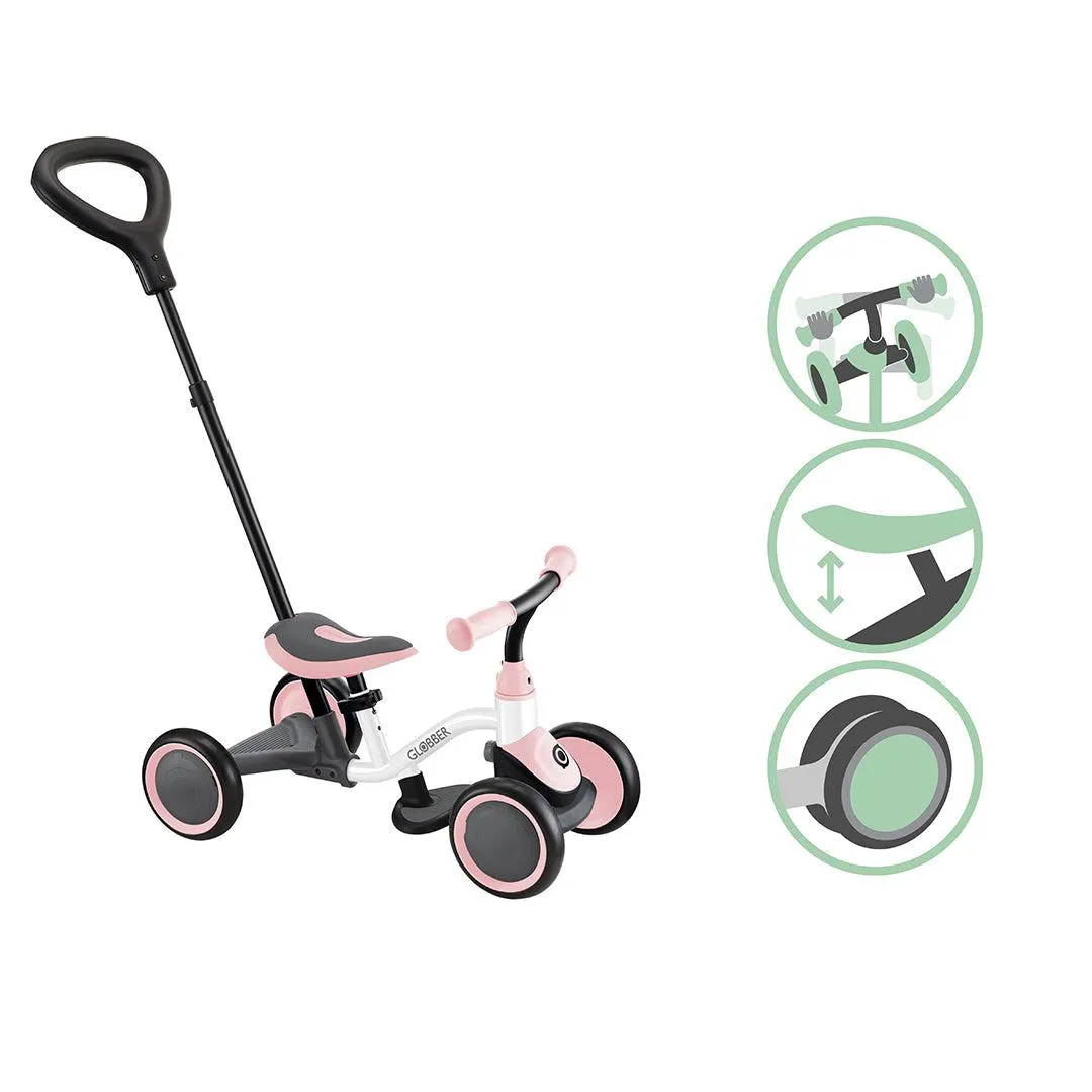 Globber Learning Bike 3 in 1 - Pastel Pink