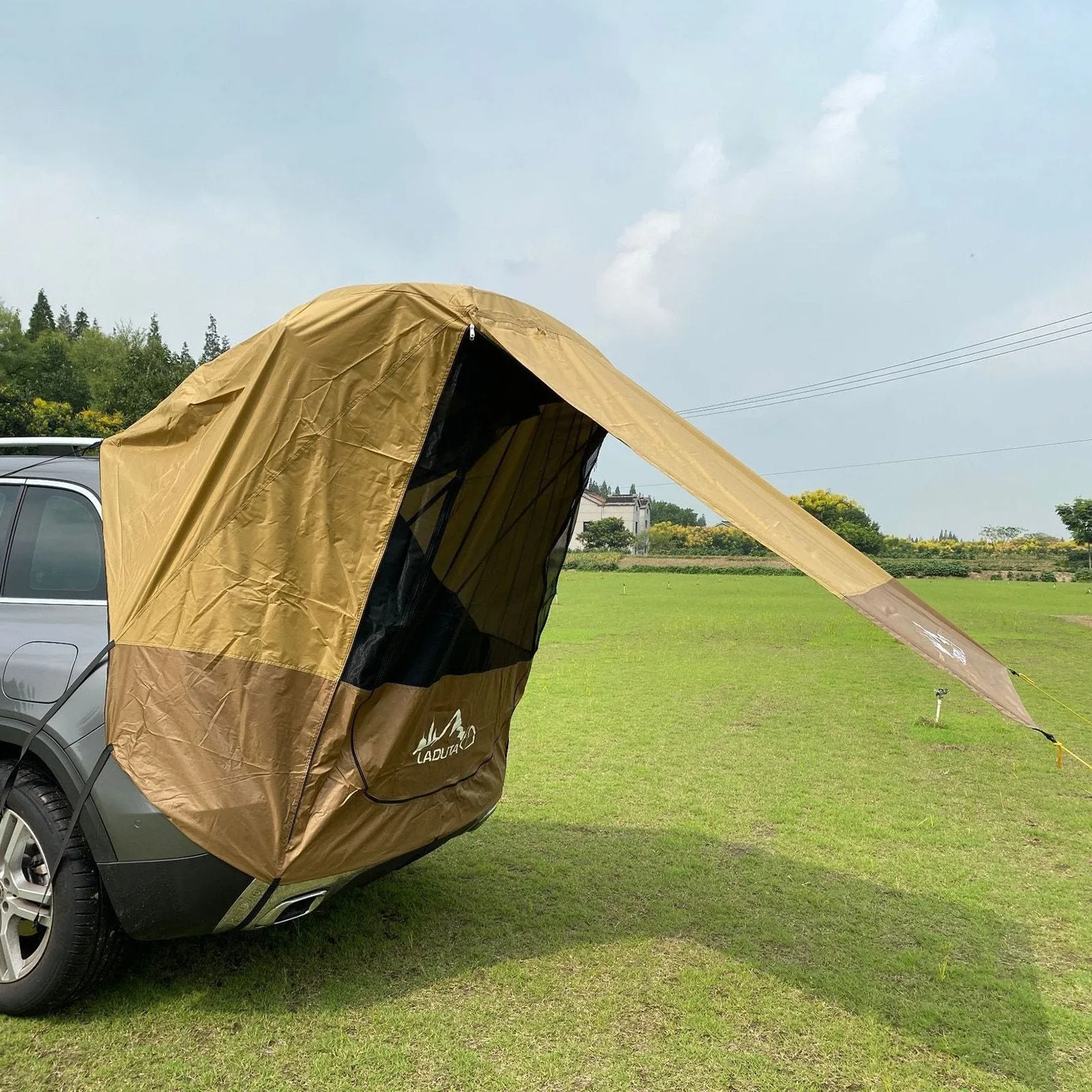 Heavy Duty Pop Up Car Camping Hatchback Tent