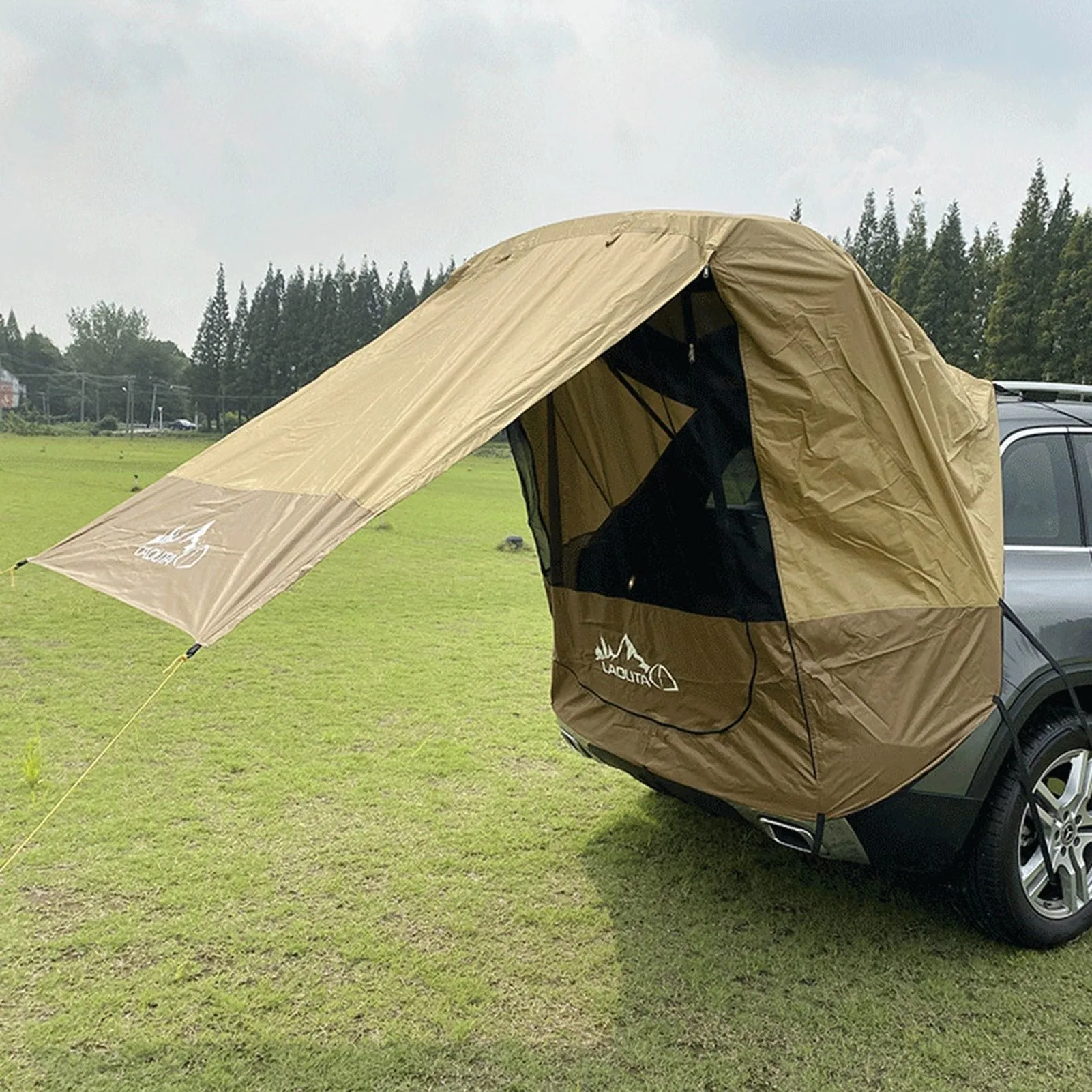 Heavy Duty Pop Up Car Camping Hatchback Tent