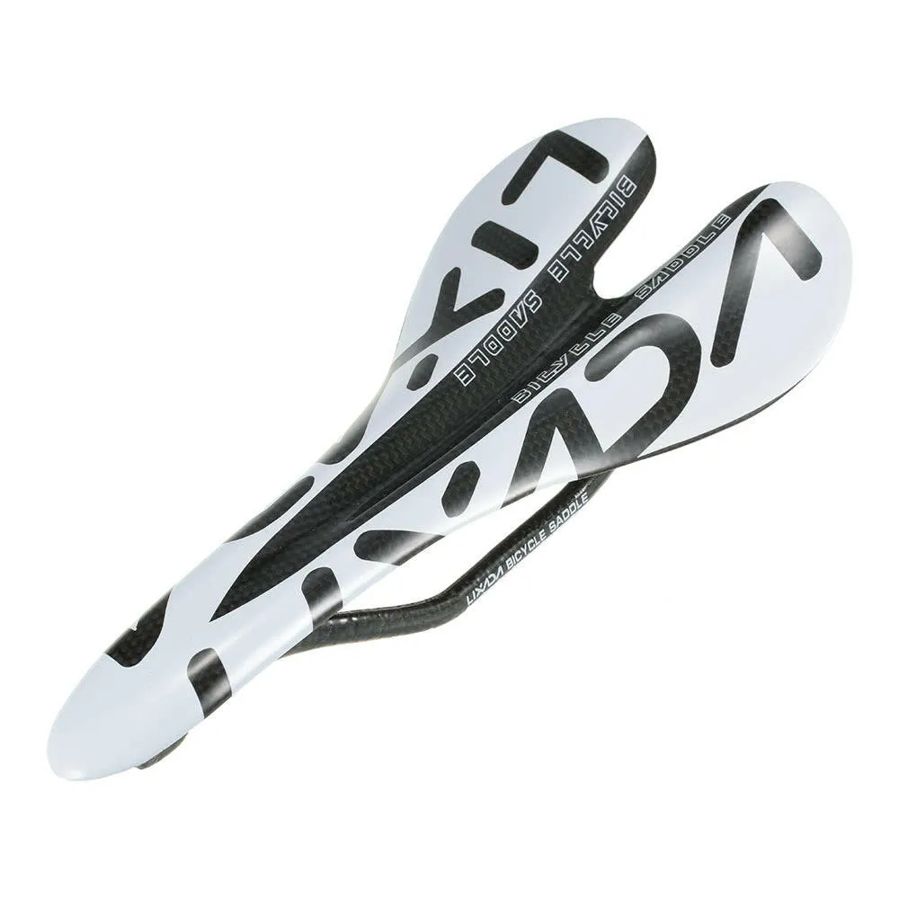 Lixada Full Carbon Fiber Mountain Bike Road Bike Cycling Cushion Saddle Bicycle Seat