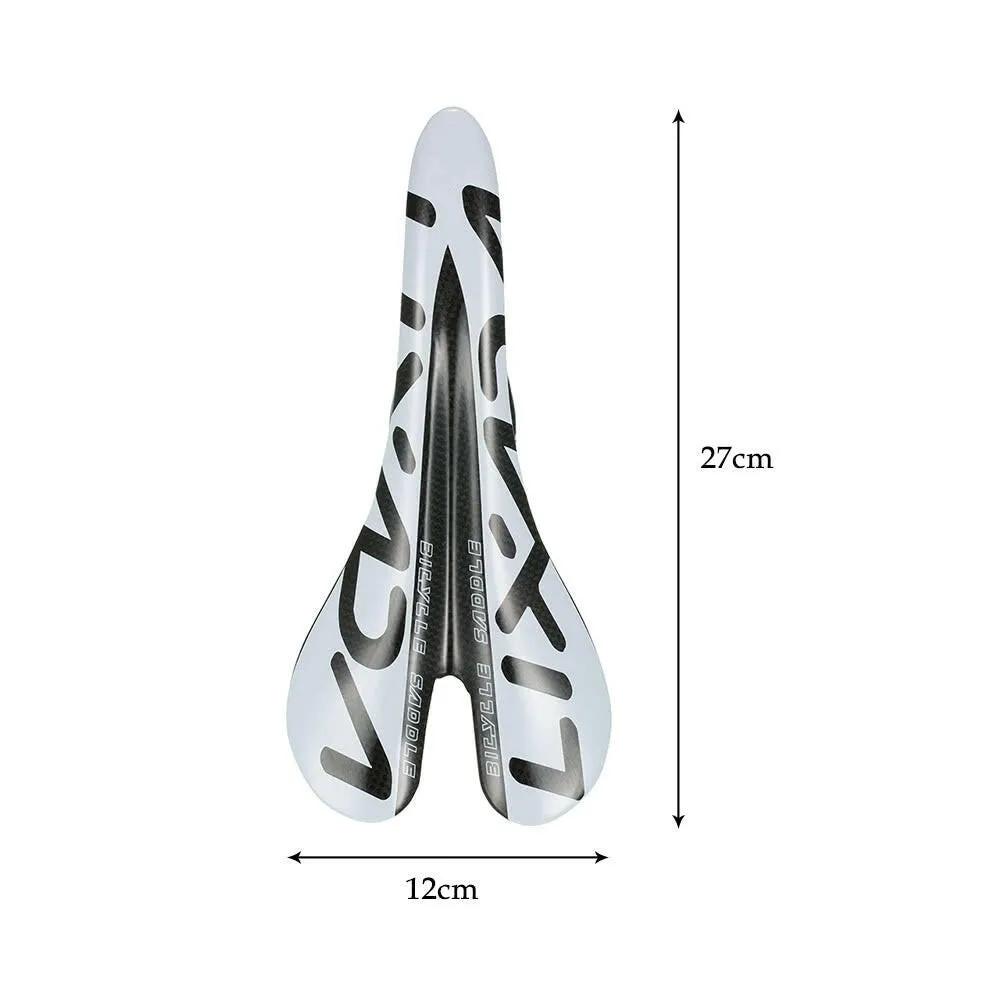 Lixada Full Carbon Fiber Mountain Bike Road Bike Cycling Cushion Saddle Bicycle Seat