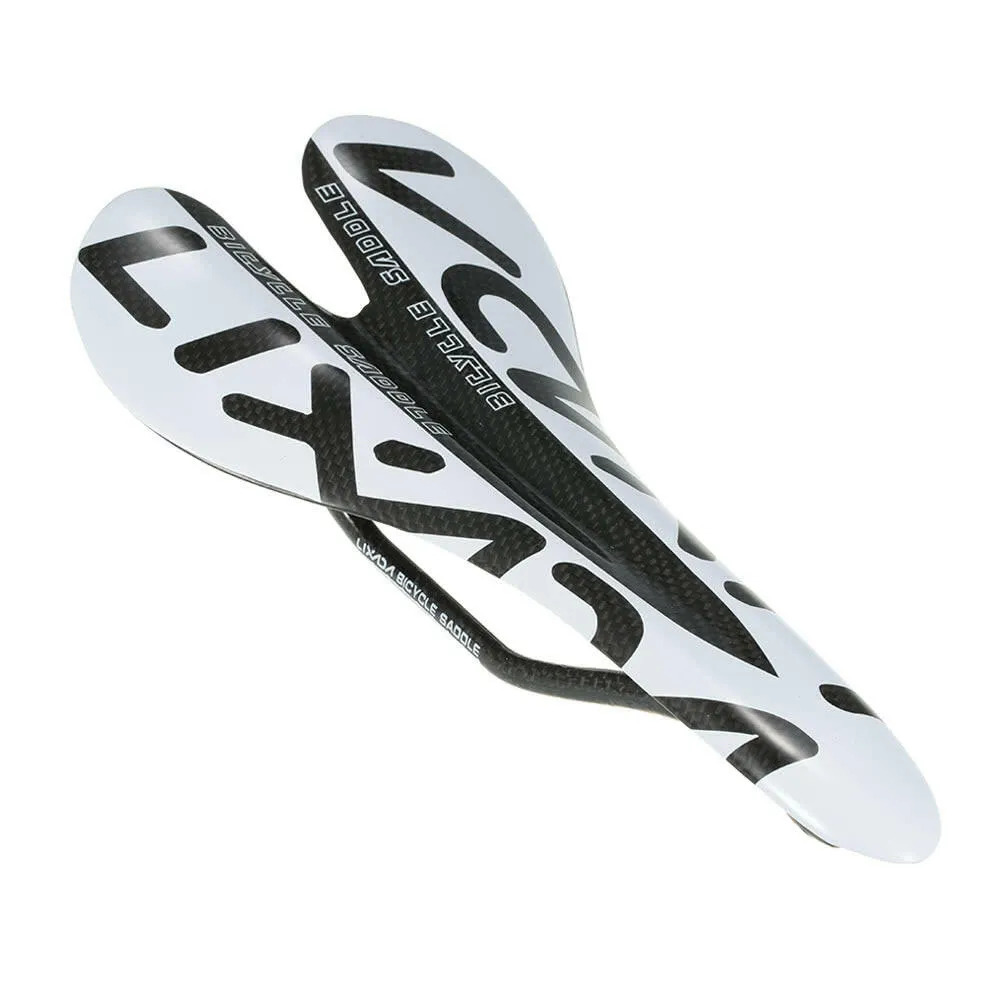 Lixada Full Carbon Fiber Mountain Bike Road Bike Cycling Cushion Saddle Bicycle Seat