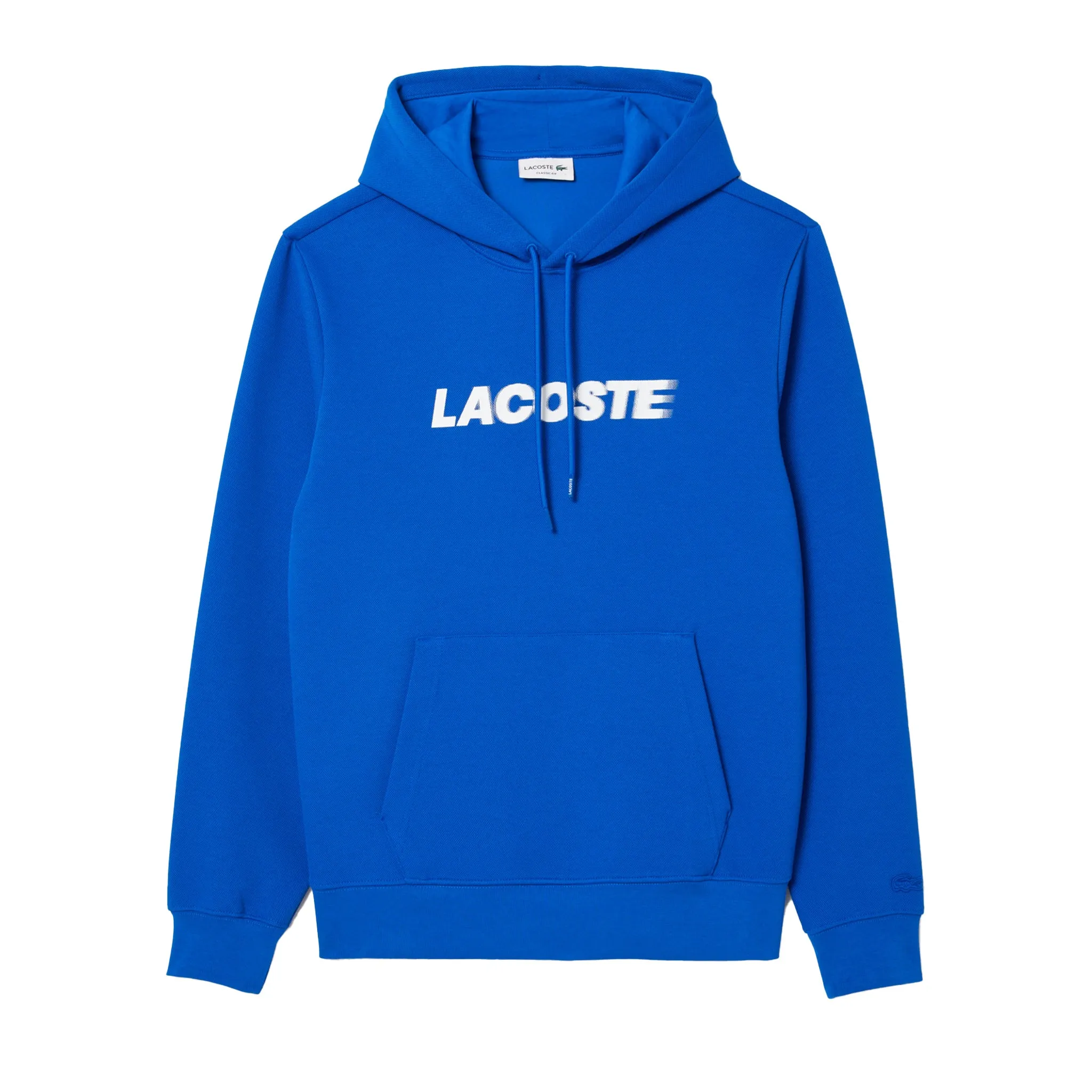Men's Lacoste Piqué Hoodie - Blue
