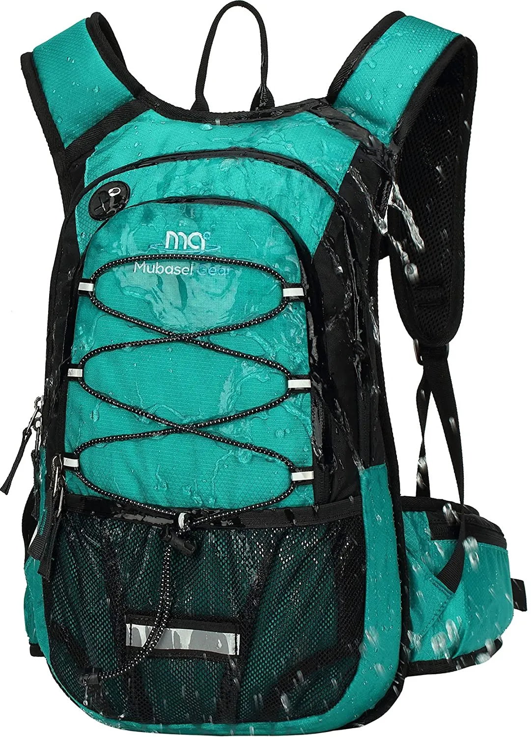 Mubasel Gear Insulated Hydration Backpack Pack with 2L BPA Free Bladder - for Running, Hiking, Cycling, Camping