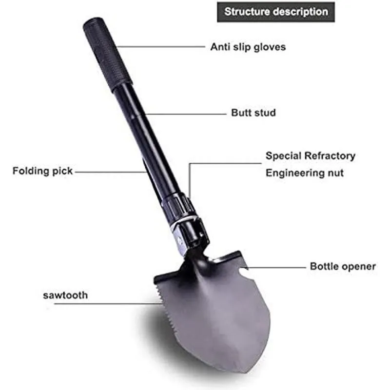 Multi-Functional Military Survival Folding Shovel 1831251