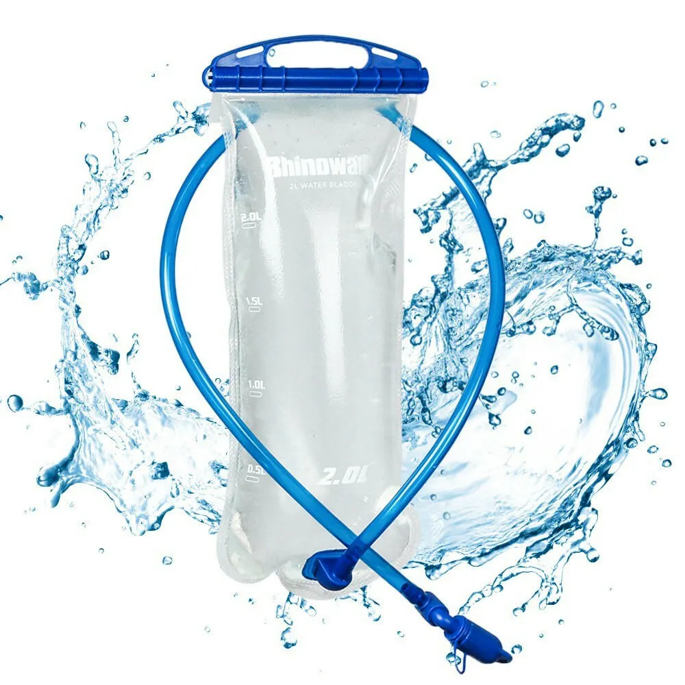 Outdoor Sports Hydration Bladder 2 Liter Leak Proof Water Bladder Reservoir for Cycling Running Hiking Backpacking