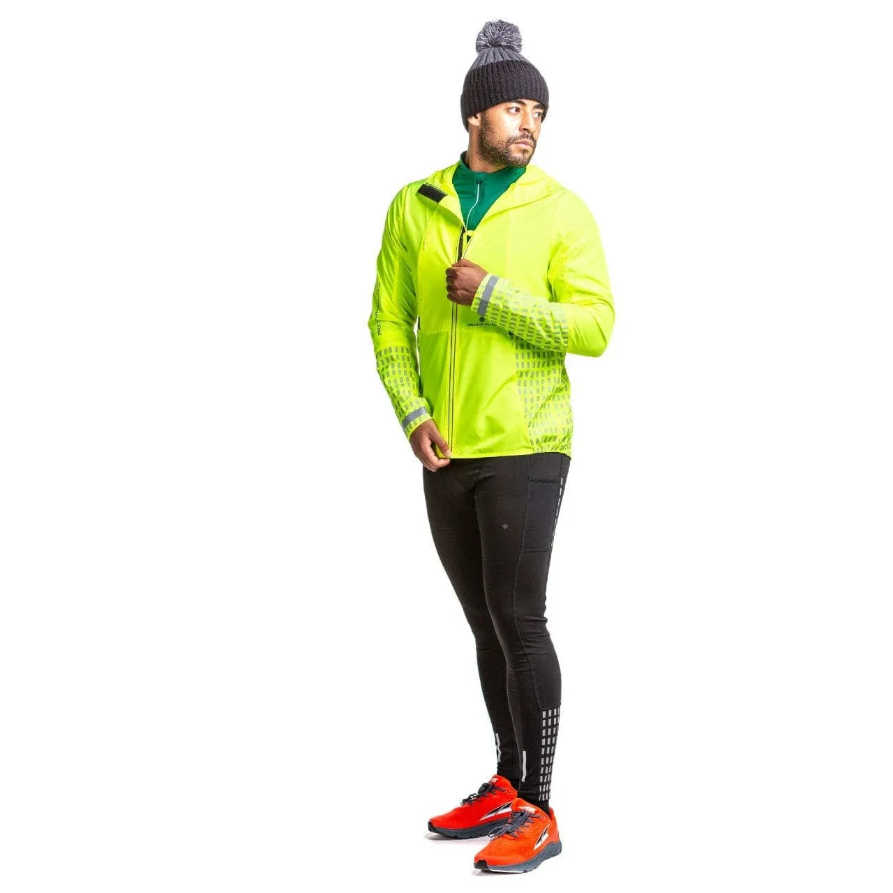 Ronhill Tech Afterhours Jacket (Mens) - Fluo Yellow/Charcoal/Reflective