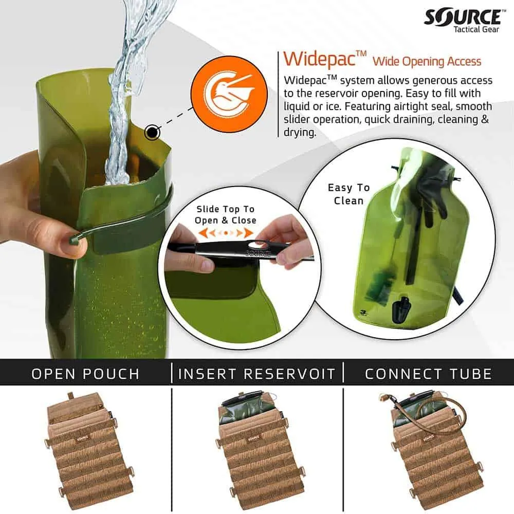 SOURCE Tactical Razor 3L Low Profile Hydration Pouch
