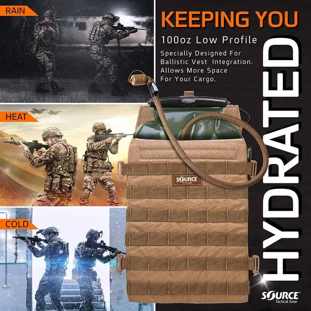 SOURCE Tactical Razor 3L Low Profile Hydration Pouch