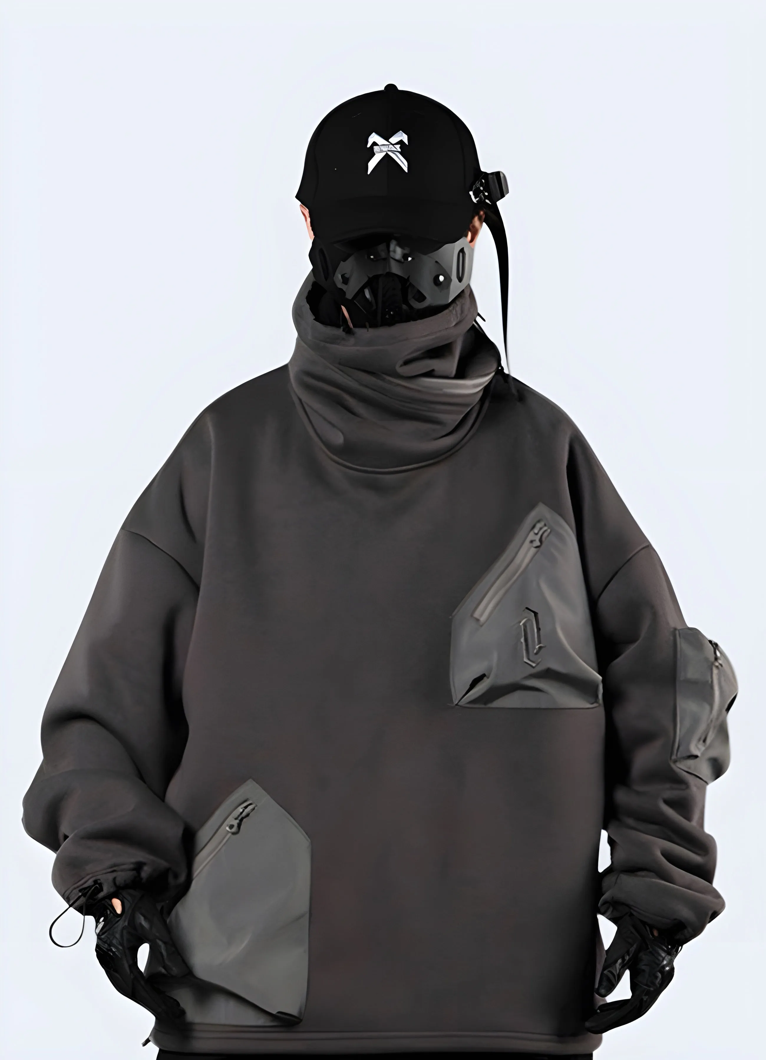 Technical Turtleneck Hoodie