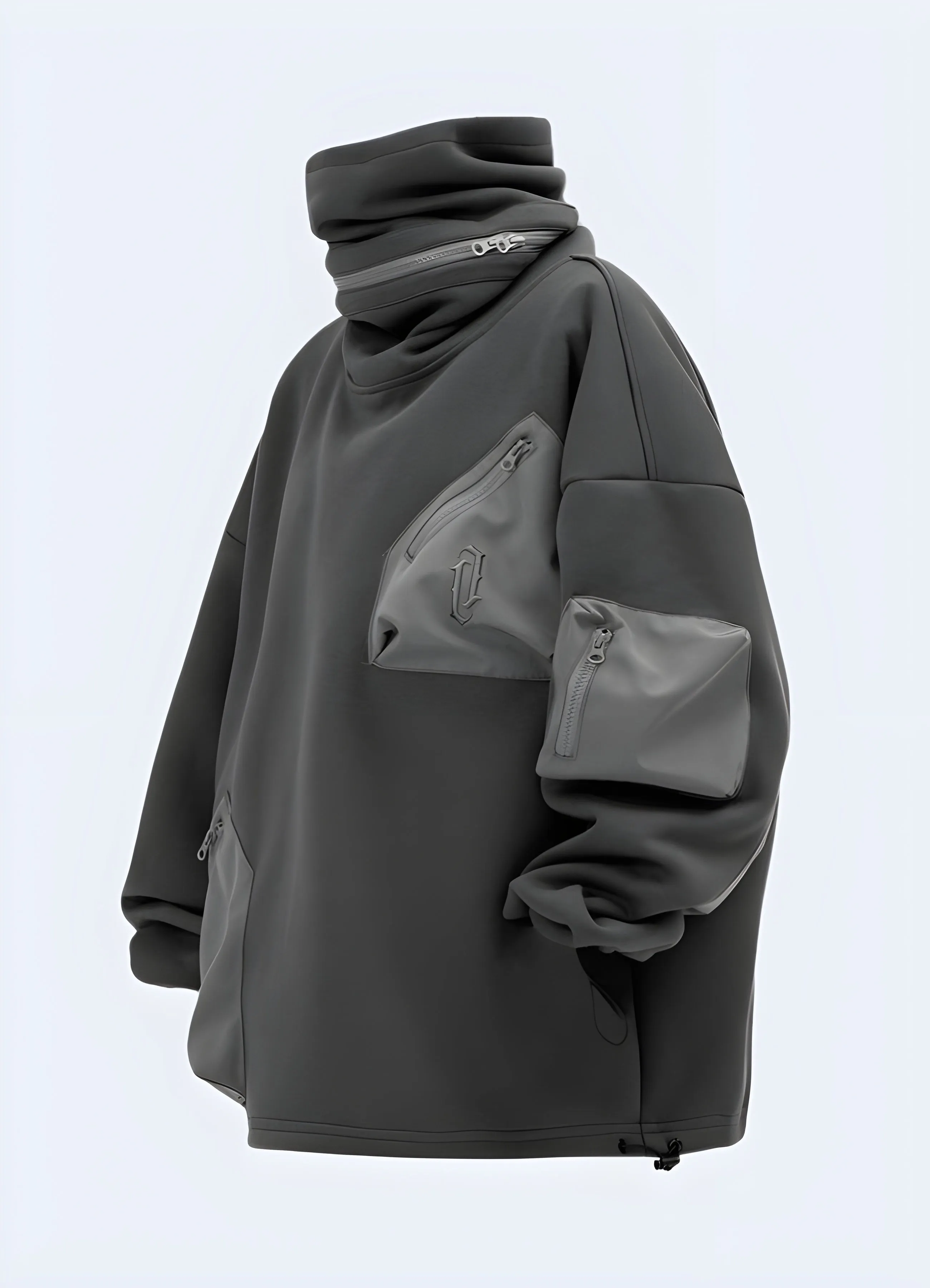 Technical Turtleneck Hoodie