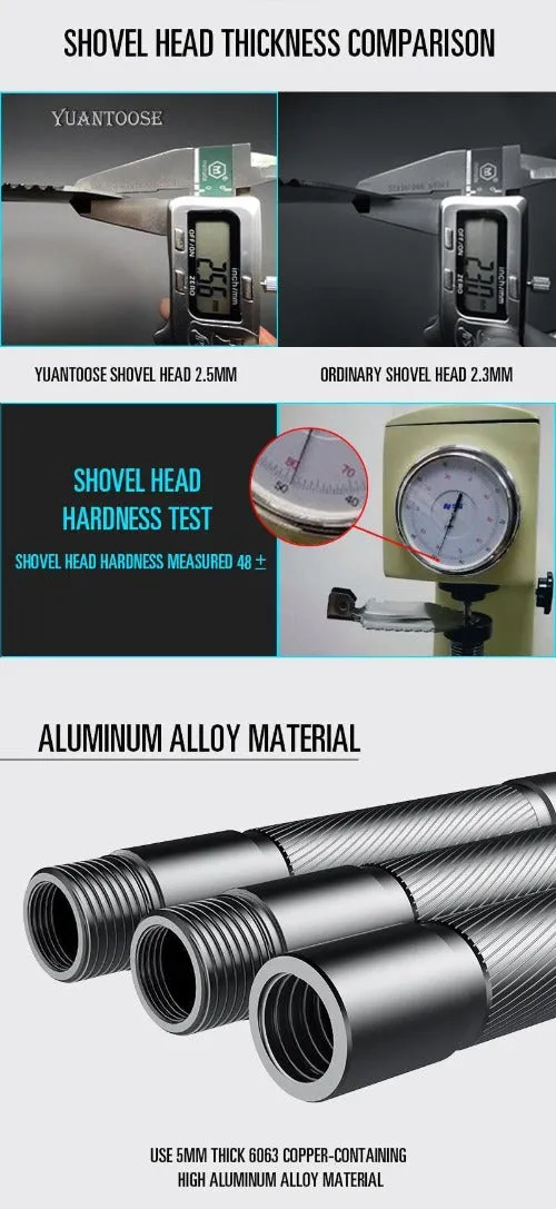 The Ultimate Survival Tool 23-in-1 Multi-Purpose Folding Shovel
