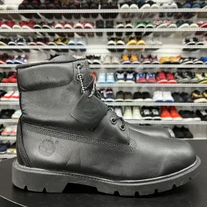 Timberland Classic 6� Waterproof Boot Black Full Grain Men's Size 9