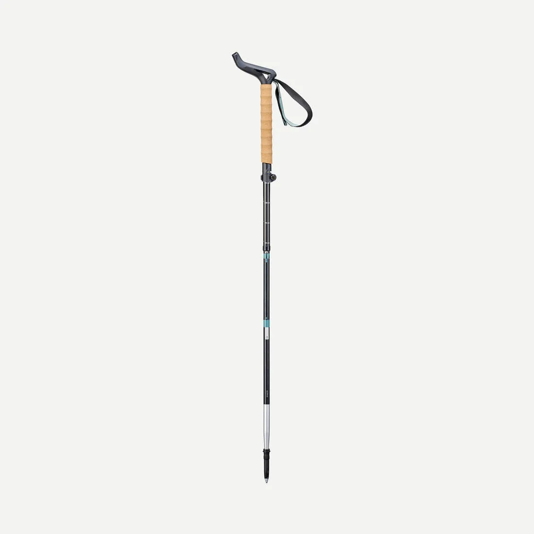 Trekking Pole-Stick Ultra-Compact Ergonomic x1 - MT900 Black