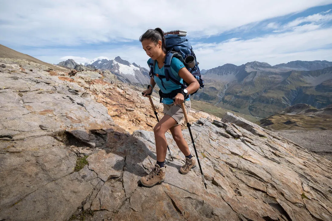 Trekking Pole-Stick Ultra-Compact Ergonomic x1 - MT900 Black