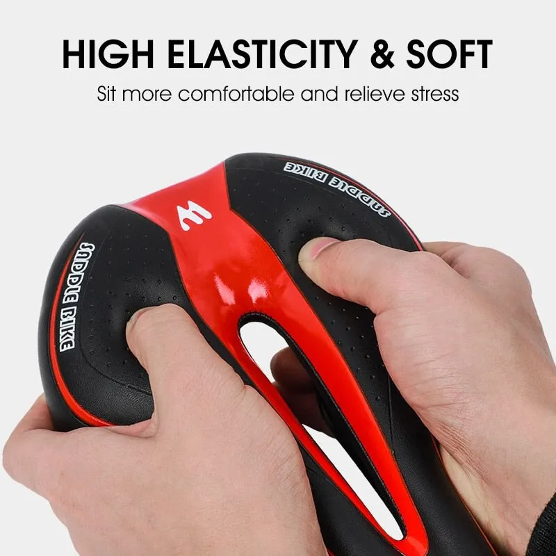 Ultralight MTB Saddle Multicolor Road Bike Seat Comfortable Foam Mountain Bike Saddle Bmx Seat Hollow Cycling Saddle