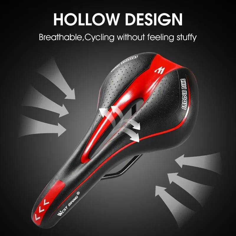 Ultralight MTB Saddle Multicolor Road Bike Seat Comfortable Foam Mountain Bike Saddle Bmx Seat Hollow Cycling Saddle