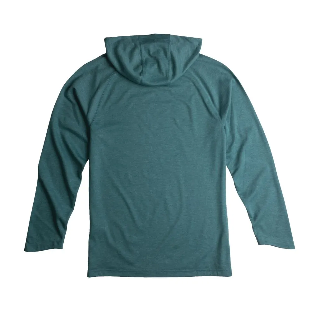 Walls Men's Dodson UPF 50  Work Hoodie - Hydro Heather