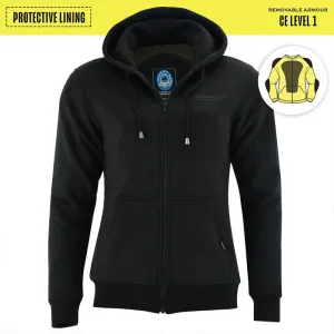Women's Hume Protective Full-Zip Hoodie - Black JRK10036