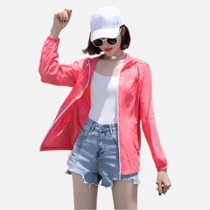 Women's Nylon Breathable Lightweight UPF 50  Jacket